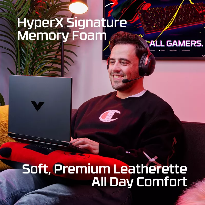 HyperX Cloud III Wireless - žaidimų ausinės, juodos, Kinija, ausis dengiančios, uždaros, aktyvios, 155 mm