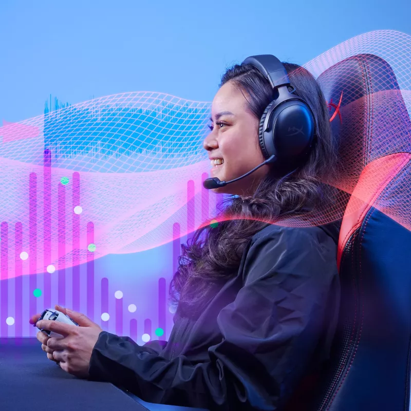 HyperX Cloud III Wireless - žaidimų ausinės, juodos, Kinija, ausis dengiančios, uždaros, aktyvios, 155 mm