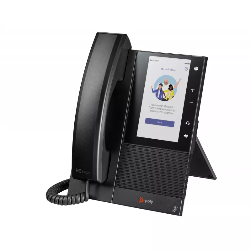 HP Poly CCX 505 verslo medijos telefonas, skirtas „Microsoft Teams“ ir maitinamas per PoE