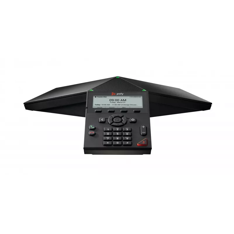HP Poly Trio 8300 IP konferencijų telefonas ir PoE palaikymas, be radijo