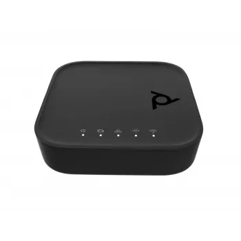Balso prievado adapteris POLY ATA 402 2FXS VoIP adapteris su Open SIP, G.711/OPUS, DC maitinimu, 100–240 V kintamosios srovės įvestimi