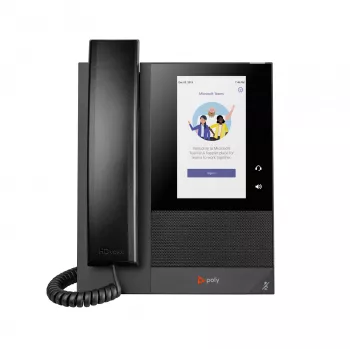 HP Poly CCX 400 verslo medijos telefonas, skirtas „Microsoft Teams“ ir palaikantis PoE