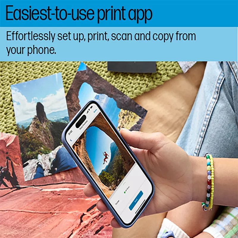 HP ENVY 6122e belaidis daugiafunkcis spalvotas spausdintuvas, HP Instant Ink; spalvotas spausdinimas, kopijavimas, nuskaitymas, dvipusis spausdinimas, Wi-Fi, jutiklinis ekranas