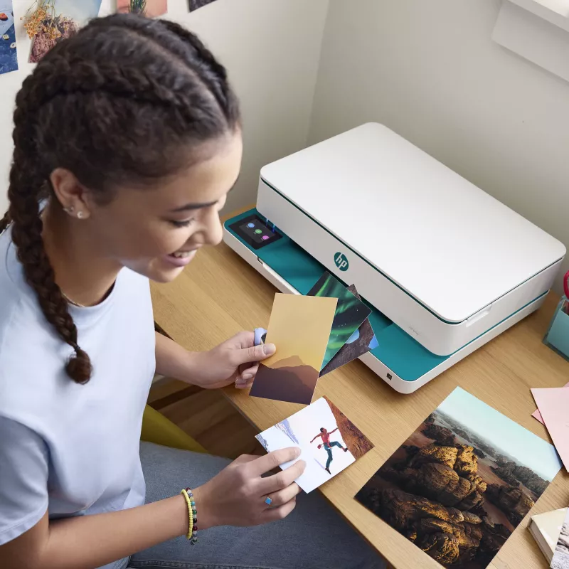 HP ENVY 6122e belaidis daugiafunkcis spalvotas spausdintuvas, HP Instant Ink; spalvotas spausdinimas, kopijavimas, nuskaitymas, dvipusis spausdinimas, Wi-Fi, jutiklinis ekranas