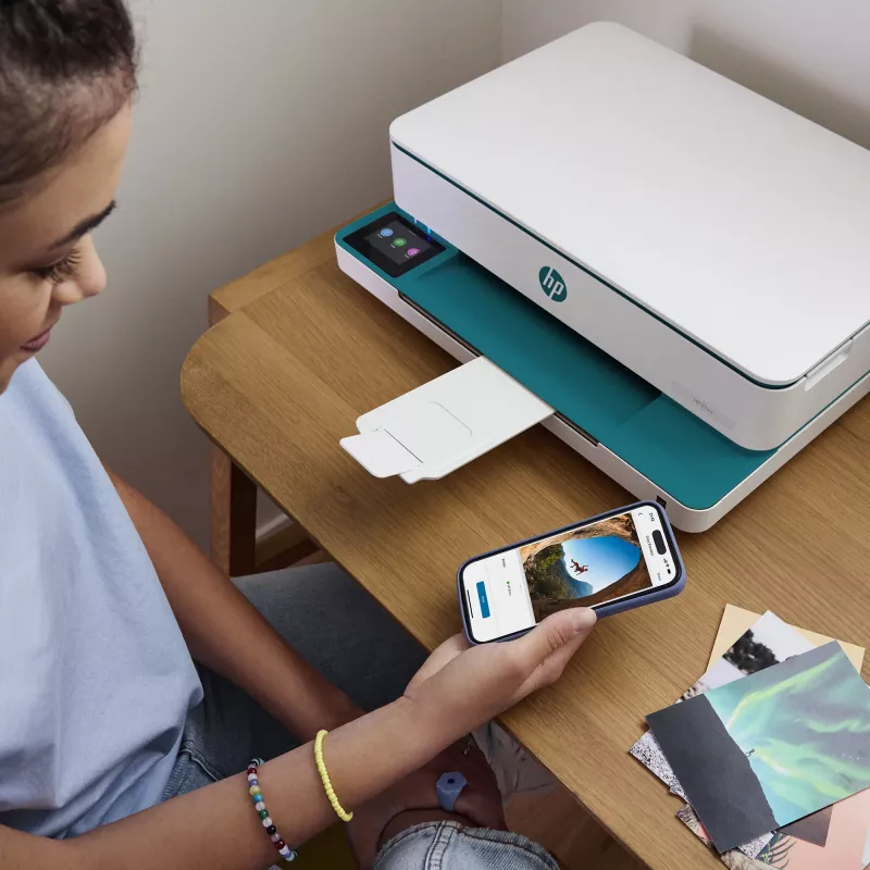 HP ENVY 6122e belaidis daugiafunkcis spalvotas spausdintuvas, HP Instant Ink; spalvotas spausdinimas, kopijavimas, nuskaitymas, dvipusis spausdinimas, Wi-Fi, jutiklinis ekranas
