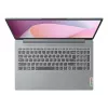 Lenovo IdeaPad plonas 3 15AMN8 AMD Ryzen™ 3 7320U nešiojamas kompiuteris 39,6 cm (15,6 colių) Full HD 8 GB LPDDR5-SDRAM 512 GB SSD Wi-Fi 6 (802.11ax) Windows 11 Home vokiška pilka