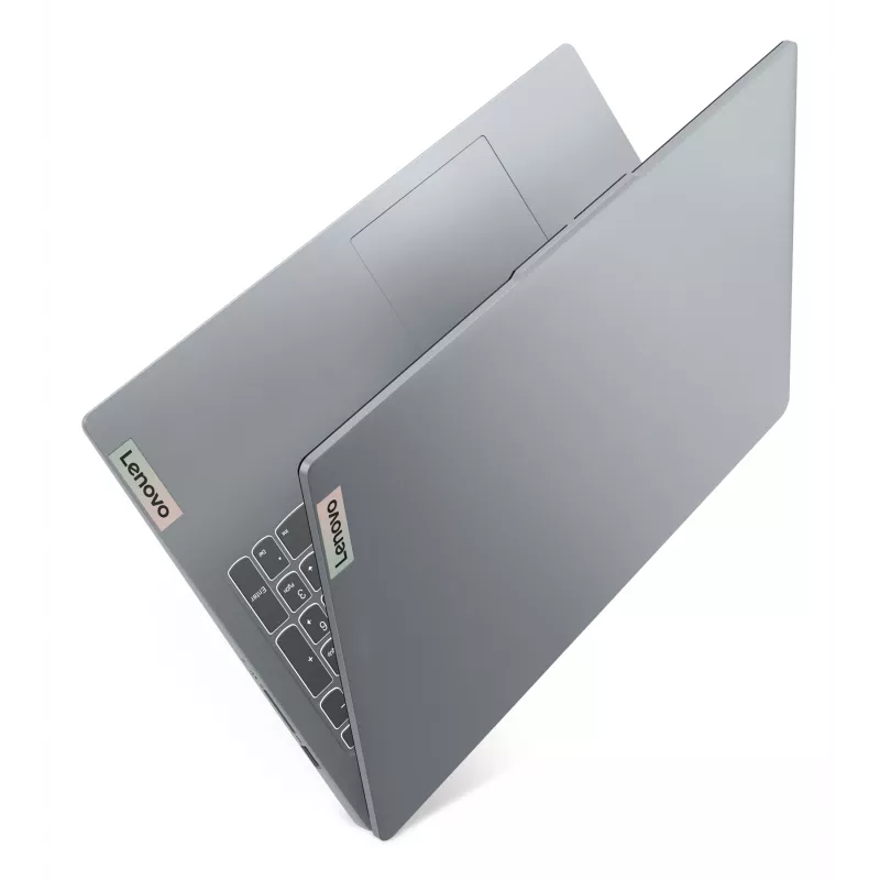 Lenovo IdeaPad plonas 3 15AMN8 AMD Ryzen™ 3 7320U nešiojamas kompiuteris 39,6 cm (15,6 colių) Full HD 8 GB LPDDR5-SDRAM 512 GB SSD Wi-Fi 6 (802.11ax) Windows 11 Home vokiška pilka