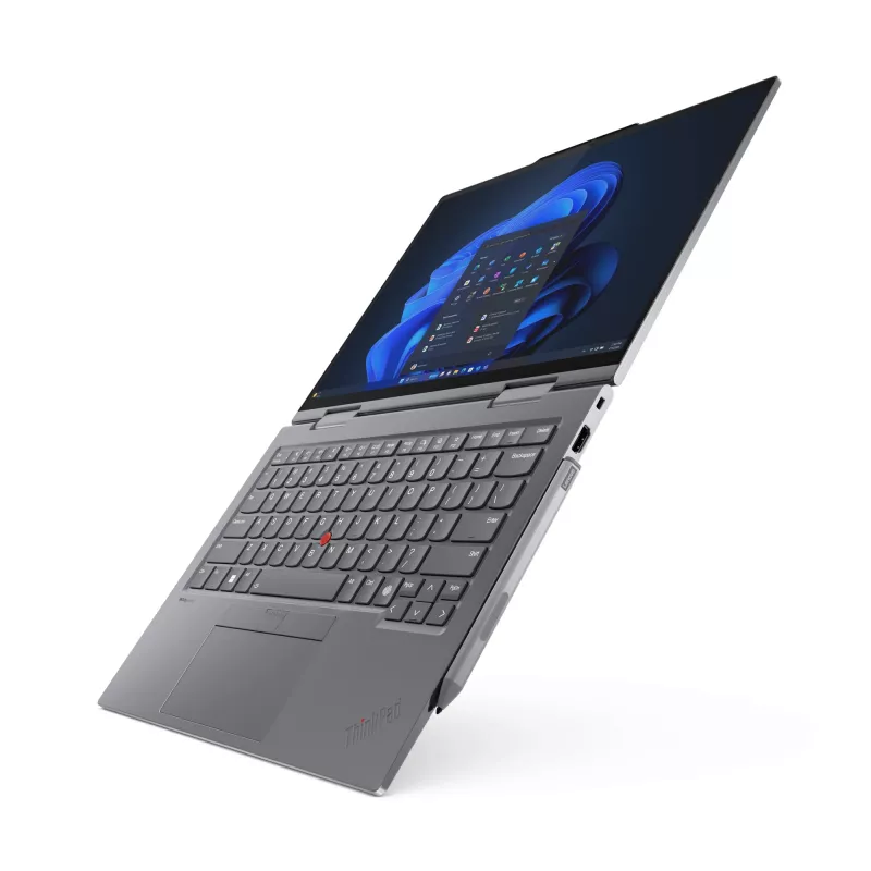 Lenovo ThinkPad X1 2-in-1 Gen 9 Intel Core Ultra 7 155U hibridinis (2-in-1) 35,6 cm (14 colių) jutiklinis WUXGA 16 GB LPDDR5x-SDRAM 512 GB SSD Wi-Fi 6E (802.11ax) Windows 11 Pro vokiška pilka