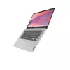 Lenovo IdeaPad plonas 3 Chrome 14M868 MediaTek Kompanio 520 Chromebook 35.6 cm (14 col.) Full HD 4 GB LPDDR4x-SDRAM 128 GB eMMC Wi-Fi 6 (802.11ax) ChromeOS German Pilka