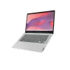 Lenovo IdeaPad plonas 3 Chrome 14M868 MediaTek Kompanio 520 Chromebook 35.6 cm (14 col.) Full HD 4 GB LPDDR4x-SDRAM 128 GB eMMC Wi-Fi 6 (802.11ax) ChromeOS German Pilka