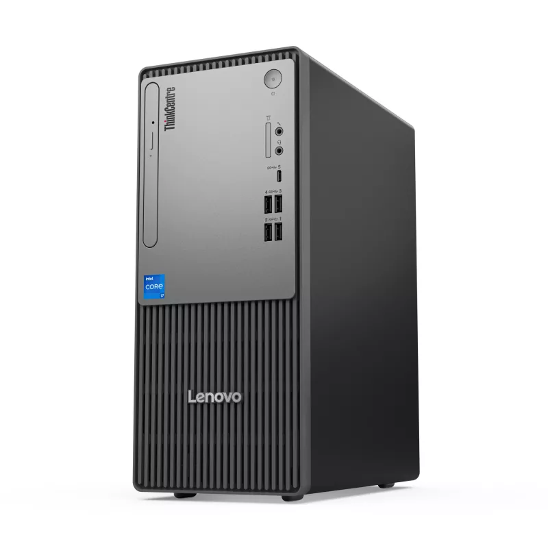 Lenovo ThinkCentre neo 50t Gen 5 Intel® Core™ i3 i3-14100 8 GB DDR5-SDRAM 256 GB SSD Windows 11 Pro stacionarus kompiuteris Juoda