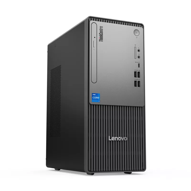 Lenovo ThinkCentre neo 50t Gen 5 Intel® Core™ i3 i3-14100 8 GB DDR5-SDRAM 256 GB SSD Windows 11 Pro stacionarus kompiuteris Juoda