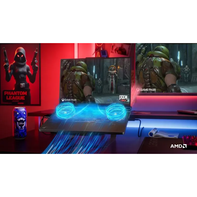 Nešiojamasis kompiuteris Lenovo Legion Pro 5 16 WQXGA – AMD Ryzen 9 9955HX, 32GB RAM, 1TB SSD, NVIDIA RTX 5070 8GB, Windows 11 Home