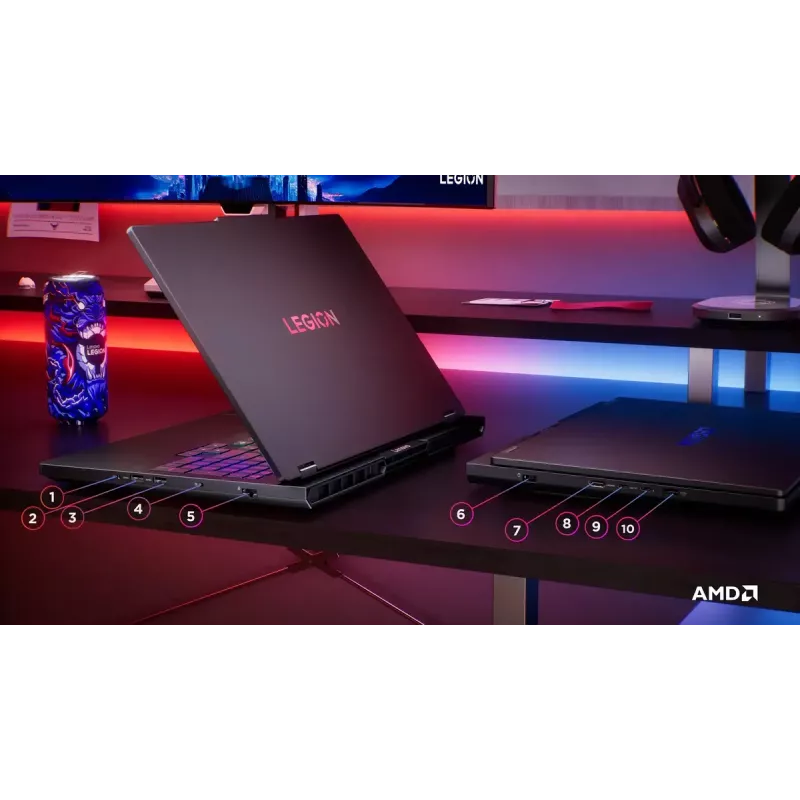 Nešiojamasis kompiuteris Lenovo Legion Pro 5 16 WQXGA – AMD Ryzen 9 9955HX, 32GB RAM, 1TB SSD, NVIDIA RTX 5070 8GB, Windows 11 Home