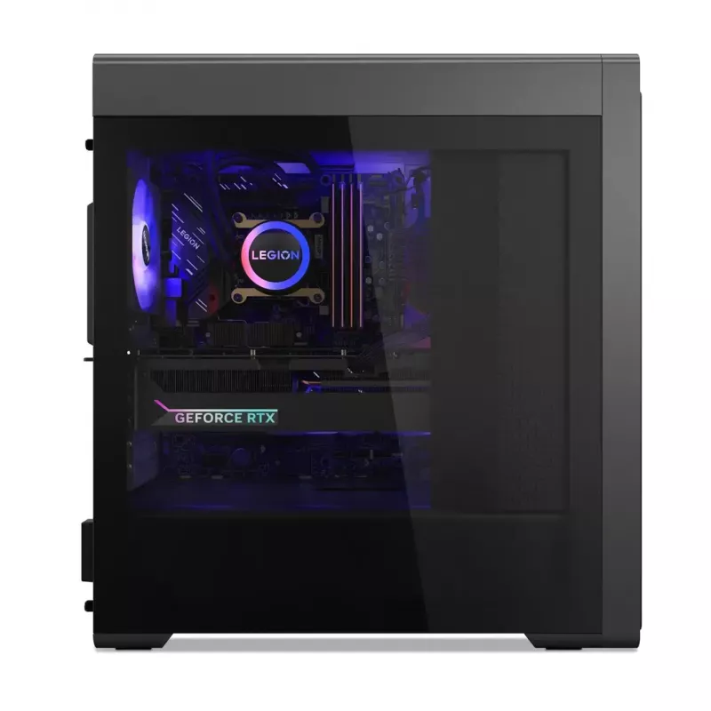 Kompiuterio bokštas Lenovo Legion T7 34IAS10 – Intel Core Ultra 7 265KF 20 branduolių, 64 GB DDR5, 2 TB PCIe 4.0 SSD, NVIDIA GeForce RTX 5070 Ti, Storm Pilka