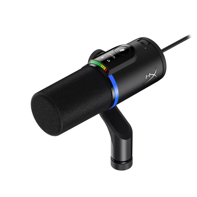 HyperX FlipCast - USB/XLR dinaminis mikrofonas (juodas)