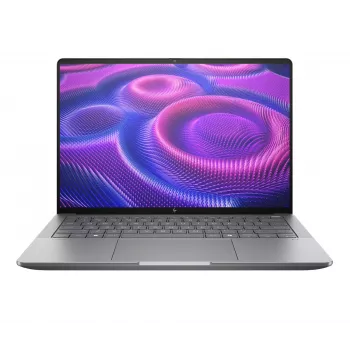 HP ZBook Ultra G1a Copilot+ PC AMD Ryzen AI Max PRO 390 35,6 cm (14 col.) Jutiklinis 2.8K 64 GB LPDDR5x-SDRAM Wi-Fi 7 (802.11be) Windows 11 Pro AI darbo stotis, AI kompiuteris Sidabrinis