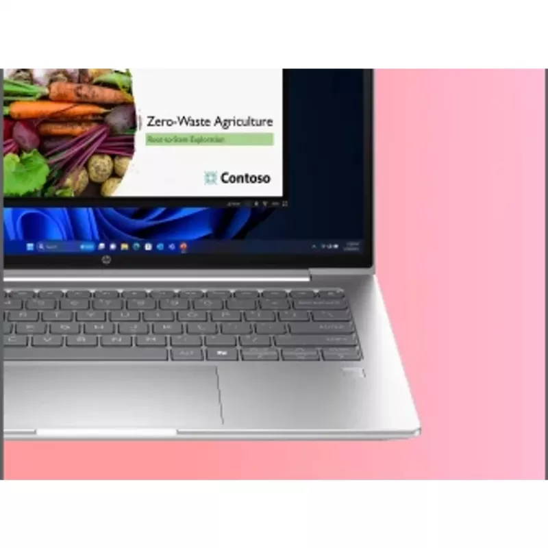 HP ProBook 4 G1iR Intel Core 5 120U Nešiojamas kompiuteris 35,6 cm (14 colių) WUXGA 16 GB DDR5-SDRAM Wi-Fi 6E (802.11ax) Windows 11 Pro Sidabrinis
