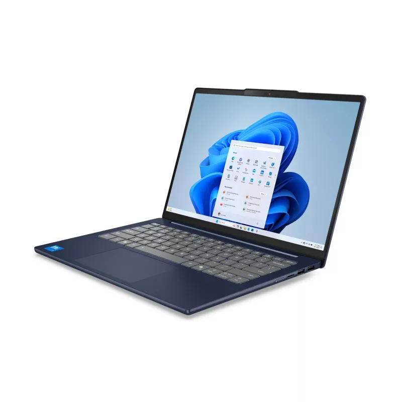 Lenovo IdeaPad plonas 5 14AKP10 Copilot+ PC nešiojamas kompiuteris su AMD Ryzen™ AI 5 330 procesoriumi, 35,6 cm (14 colių) WUXGA, 16 GB DDR5-SDRAM, 512 GB SSD, „Wi-Fi 7 (802.11be)“, „Windows 11 Home“, vokiečių kalba, mėlynas