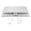 Lenovo L27-45 kompiuterio monitorius 68,6 cm (27 colių) 1920 x 1080 pikselių Full HD LED pilkas