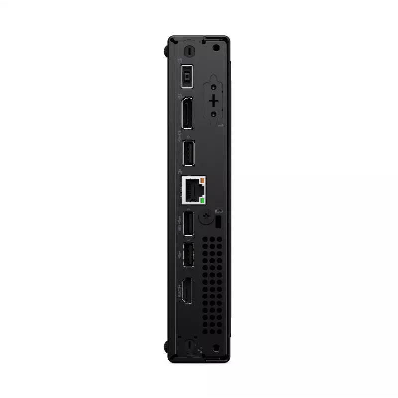 Mini PC Lenovo V100q 13GG Tiny Intel N100, 8 GB DDR5 RAM, 256 GB SSD, Wi‑Fi 6, vokiška klaviatūra, juoda
