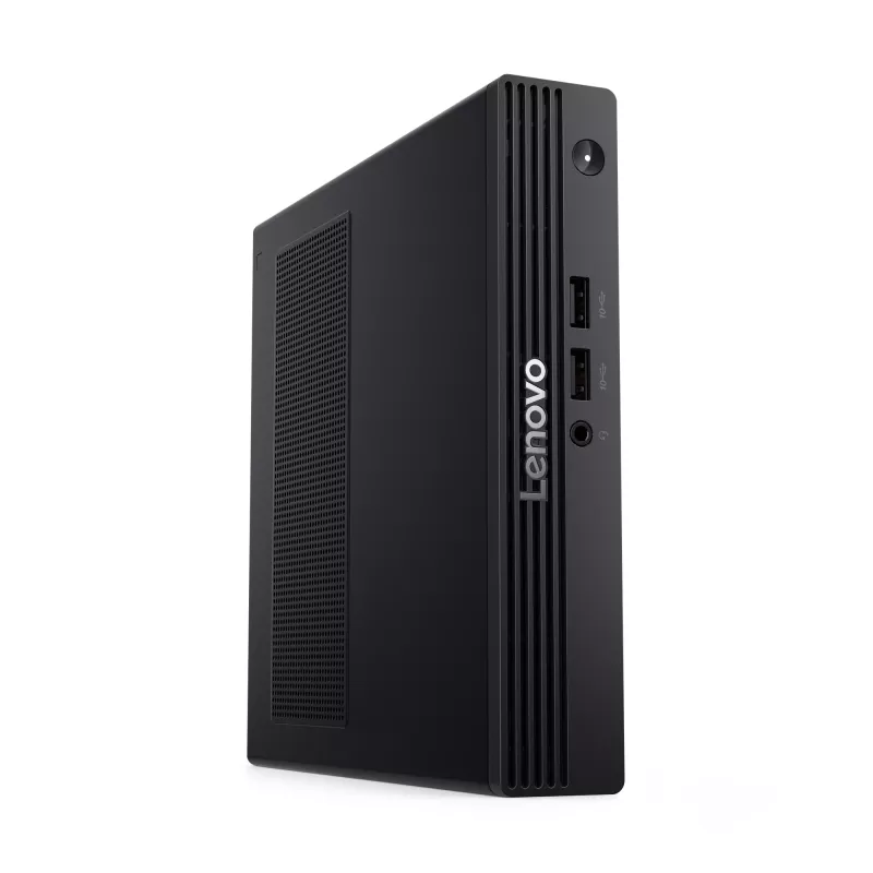 Mini PC Lenovo V100q 13GG Tiny Intel N100, 8 GB DDR5 RAM, 256 GB SSD, Wi‑Fi 6, vokiška klaviatūra, juoda