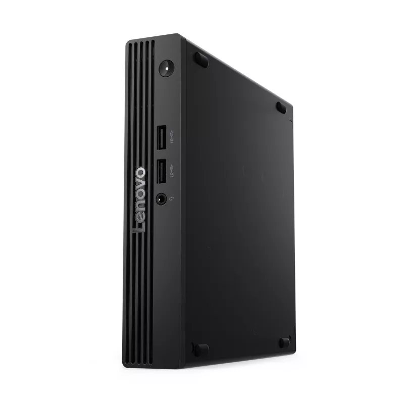 Mini PC Lenovo V100q 13GG Tiny Intel N100, 8 GB DDR5 RAM, 256 GB SSD, Wi‑Fi 6, vokiška klaviatūra, juoda