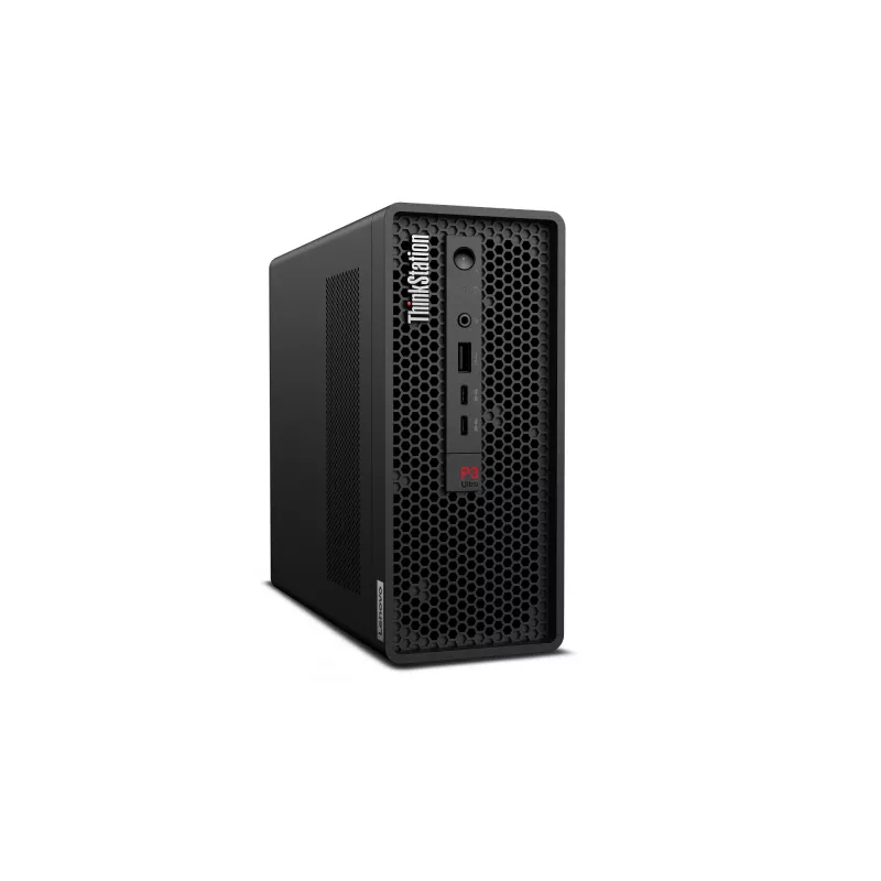 Lenovo ThinkStation P3 Ultra SFF Gen 2 Intel Core Ultra 7 265 32 GB DDR5-SDRAM 1 TB SSD NVIDIA RTX A400 Windows 11 Pro darbo stotis juoda