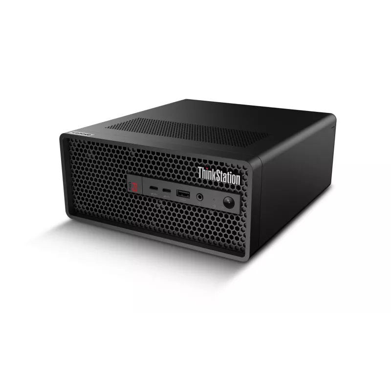 Lenovo ThinkStation P3 Ultra SFF Gen 2 Intel Core Ultra 7 265 32 GB DDR5-SDRAM 1 TB SSD NVIDIA RTX A400 Windows 11 Pro darbo stotis juoda
