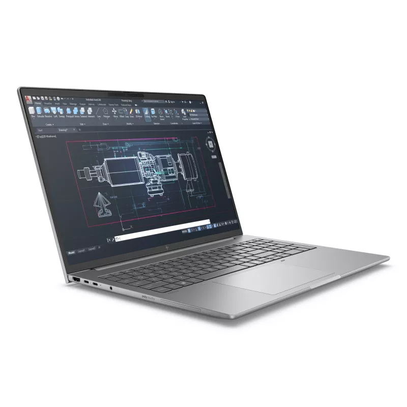 HP ZBook 8 G1i Intel Core Ultra 7 265H Mobili darbo stotis 40,6 cm (16 colių) WQXGA 64 GB DDR5-SDRAM 1 TB SSD NVIDIA RTX 500 Ada Wi-Fi 7 (802.11be) Windows 11 Pro Sidabrinė
