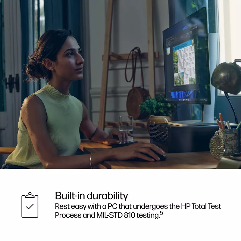 PC HP ProDesk 4 SFF G1i AI — „Intel Core Ultra 7 265“ (5,3 GHz, 20 branduolių), 16 GB DDR5, 1 TB NVMe SSD, „Windows 11 Pro“, „Wi‑Fi 6E“