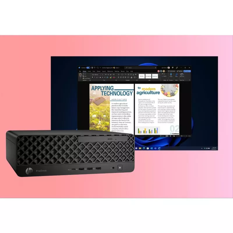 PC HP ProDesk 4 SFF G1i AI — „Intel Core Ultra 7 265“ (5,3 GHz, 20 branduolių), 16 GB DDR5, 1 TB NVMe SSD, „Windows 11 Pro“, „Wi‑Fi 6E“