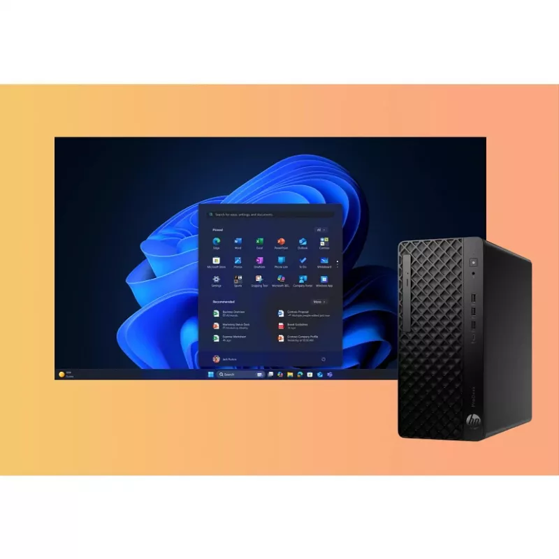 HP ProDesk 4 Tower G1i stalinis AI PC Intel Core Ultra 5 225 16 GB DDR5-SDRAM Windows 11 Pro