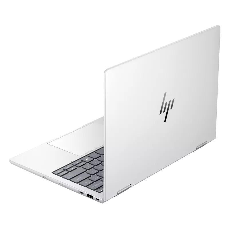 HP EliteBook 8 Flip G1i Intel Core Ultra 7 255U hibridinis (2 viename) 33,8 cm (13,3 col.) jutiklinis WUXGA 32 GB LPDDR5x-SDRAM 1 TB SSD Wi-Fi 7 (802.11be) Windows 11 Pro sidabrinis