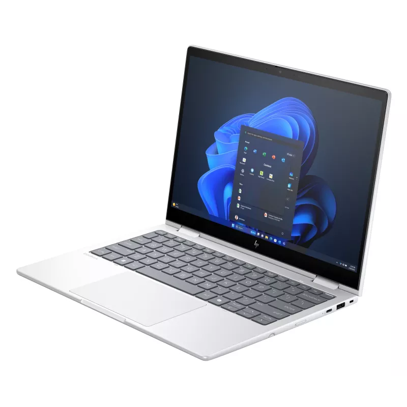 HP EliteBook 8 Flip G1i Intel Core Ultra 7 255U hibridinis (2 viename) 33,8 cm (13,3 col.) jutiklinis WUXGA 32 GB LPDDR5x-SDRAM 1 TB SSD Wi-Fi 7 (802.11be) Windows 11 Pro sidabrinis