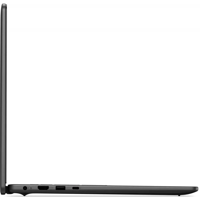 DELL DC16250 Intel Core 5 120U Nešiojamasis kompiuteris 40.6 cm (16 colių) Full HD+ 8 GB DDR5-SDRAM 512 GB SSD Wi-Fi 6 (802.11ax) Ubuntu Linux UK International Juoda