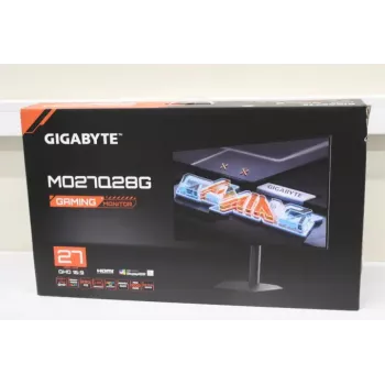 GIGABYTE žaidimų monitorius MO27Q28G EK 27 colių OLED QHD 2560×1440 280 Hz 0,03 ms 335 cd/m² HDMI x2 36 mėnesių garantija (pažeista pakuotė)