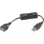 USB laidas Renkforce RF-3322982 0,25 m USB A juodas