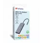 Verbatim CMH-14 USB Type-C 5000 Mbit/s Sidabrinis