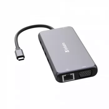 Verbatim CMH-14 USB Type-C 5000 Mbit/s Sidabrinis