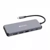 Verbatim CMH-14 USB Type-C 5000 Mbit/s Sidabrinis