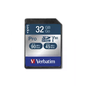 Flash atmintinė Verbatim Pro 32 GB SDHC UHS Class 10