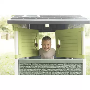 Sodo žaidimų namelis Simba‑Dickie Smoby Life Playhouse Evo Friends — lauko vaikų žaidimų namelis