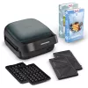 Vaflių keptuvė Tefal Snack Collection SW862BF0 2 vafliams 700 W juoda tamsiai žalia