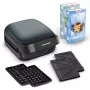 Vaflių keptuvė Tefal Snack Collection SW862BF0 2 vafliams 700 W juoda tamsiai žalia
