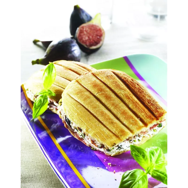 Pakaitinė plokštė Tefal XA800112, skirta Snack Collection / SnackTime – juoda, 242×155×44 mm, 2 vnt. pakuotėje