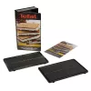 Pakaitinė plokštė Tefal XA800512, skirta Snack Collection / SnackTime, juoda, 242×155×44 mm, pakuotėje 2 vnt.