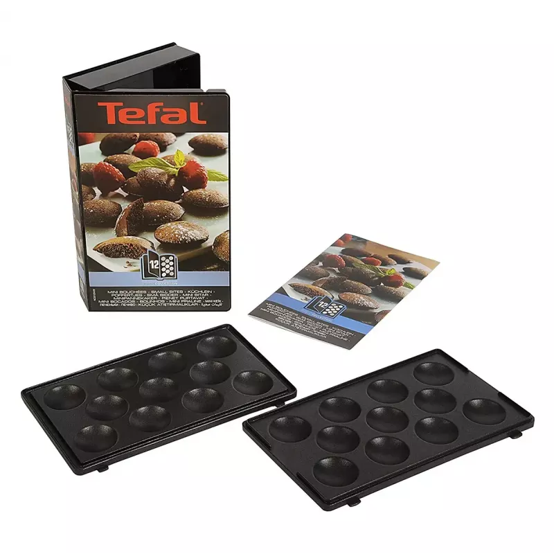 Keičiamoji plokštelė Tefal Snack Collection SnackTime XA801212 — 242×155×44 mm, pakuotėje 2 vnt.
