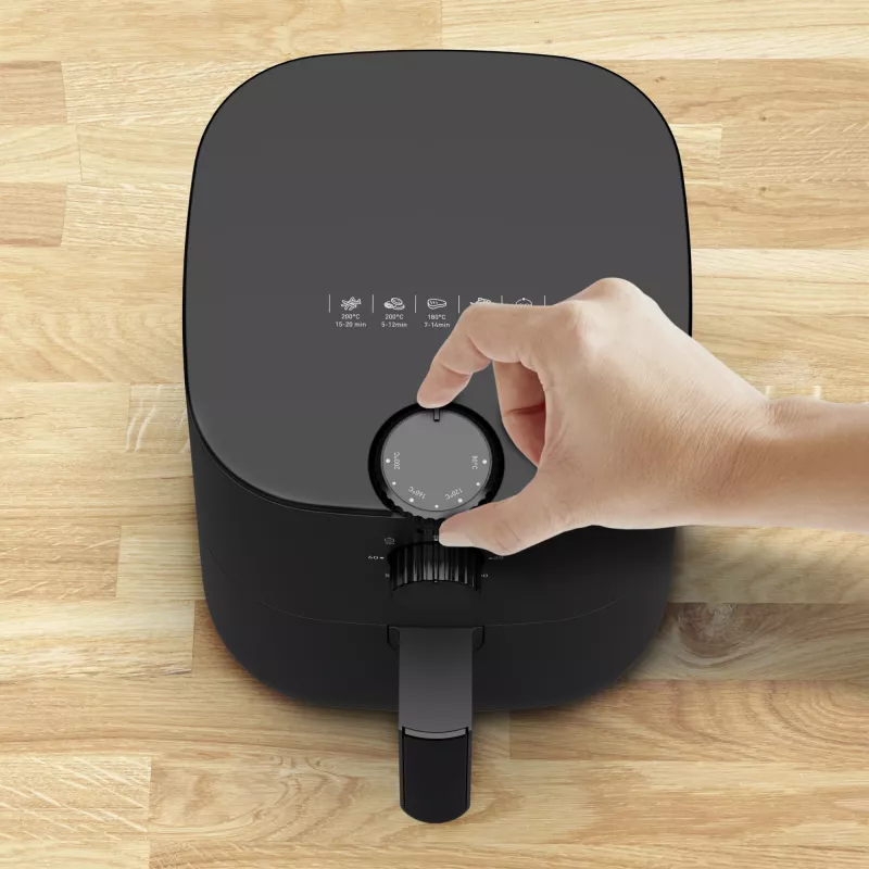 Tefal Easy Fry EY1308 Single 3,5 l atskirai stovinti 1030 W karšto oro gruzdintuvė juoda