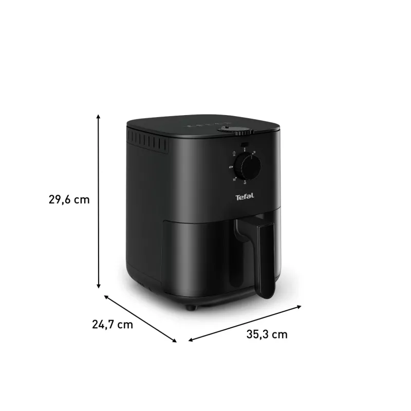 Tefal Easy Fry EY1308 Single 3,5 l atskirai stovinti 1030 W karšto oro gruzdintuvė juoda